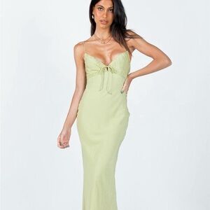 Princess Polly Light Green Maxi Dress